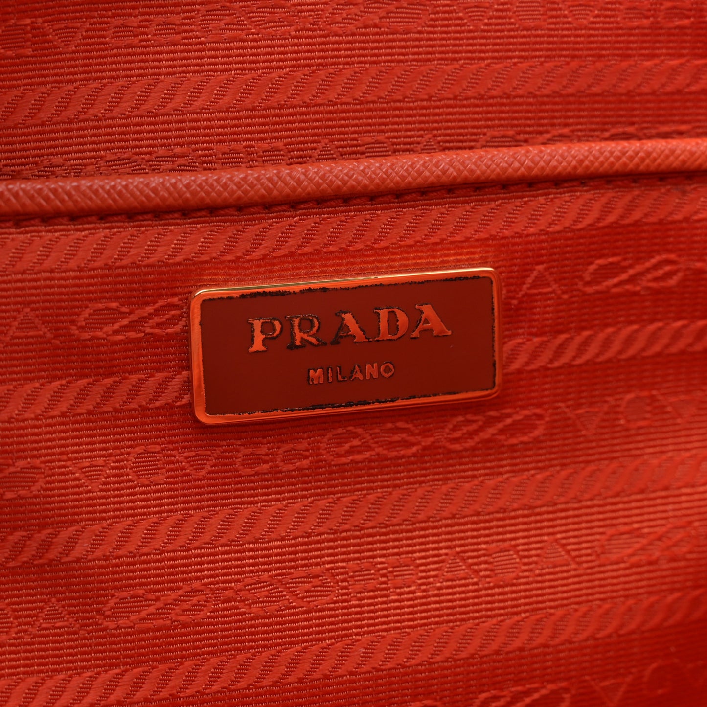 Saffiano Lux Large Tote Papaya