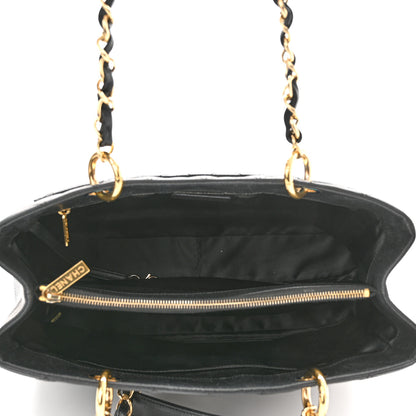 Chanel Caviar Quilted Grand Shopping Tote GST Black 5 of 12