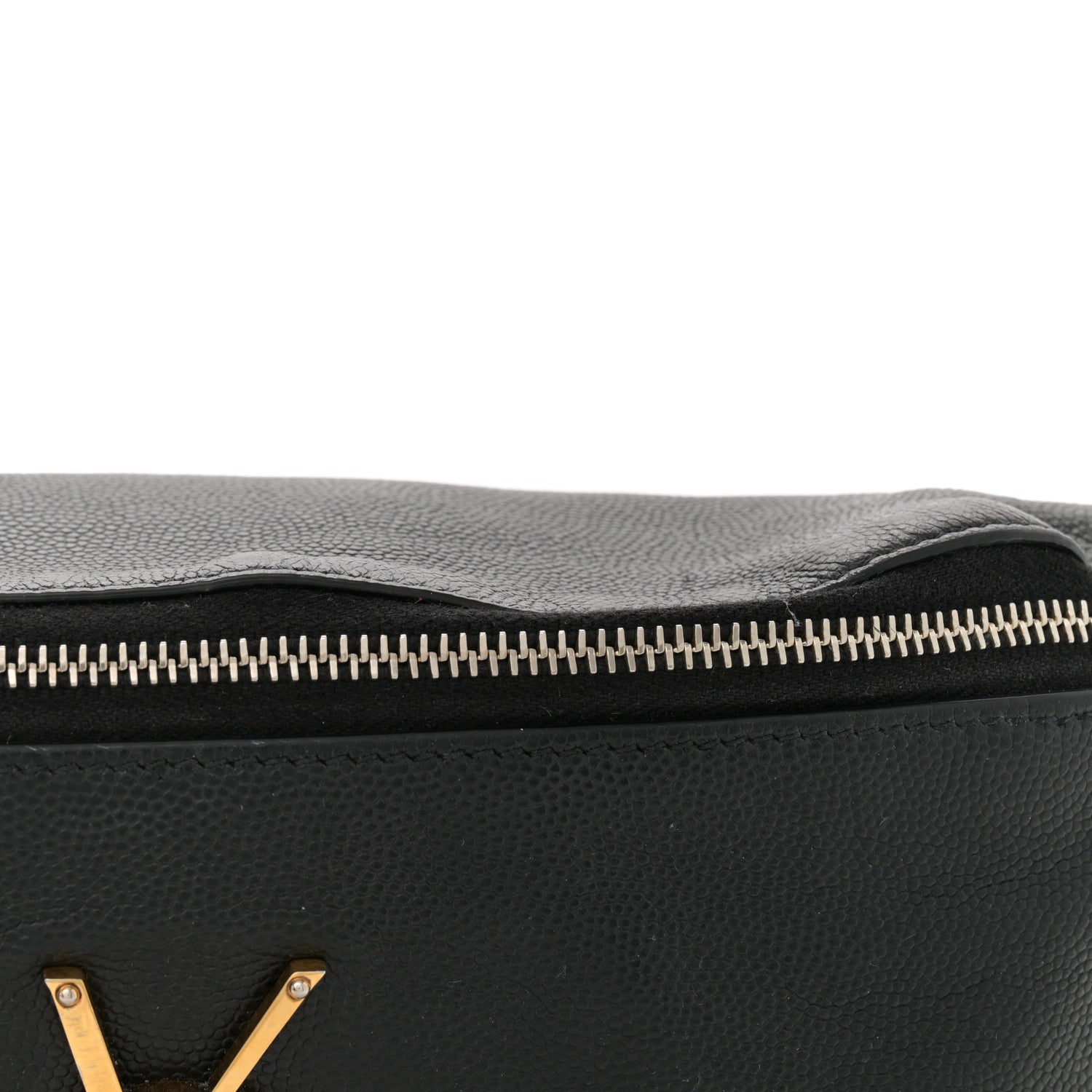 Saint Laurent Grain De Poudre Monogram Belt Bag Black 11 of 11