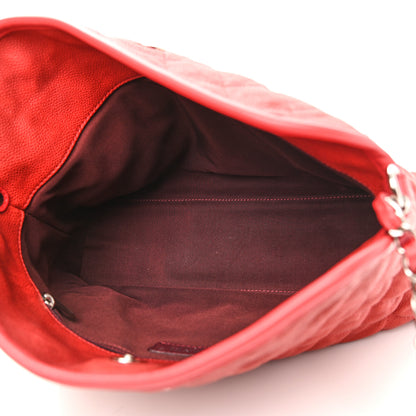 Chanel Caviar Quilted French Riviera Hobo Rouge 5 of 10