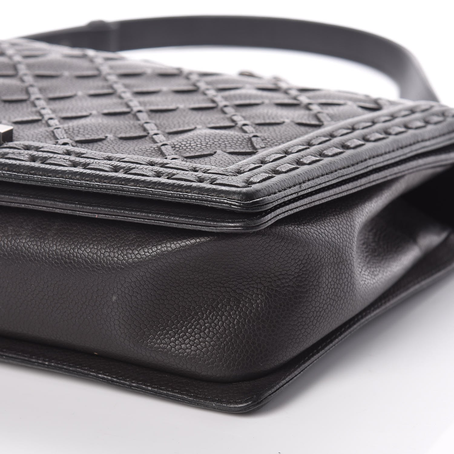 Chanel Caviar Stitched Large Boy Flap Black 14 of 14