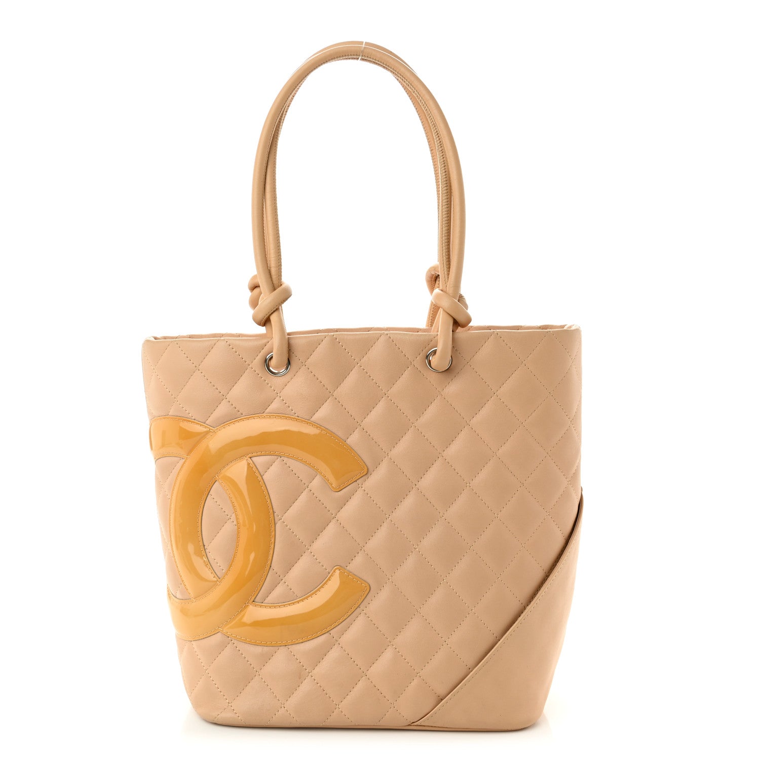 Chanel Calfskin Quilted Medium Cambon Tote Beige 1 of 11