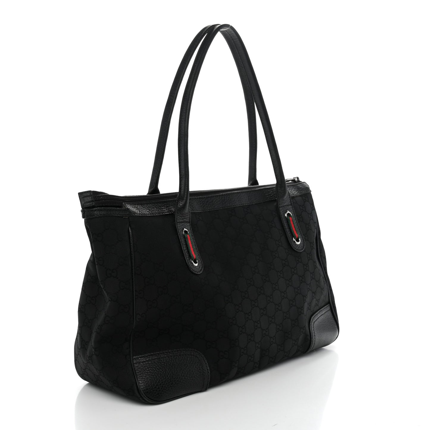 Crystal Monogram Medium Princy Tote Dark Brown