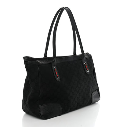 Gucci Crystal Monogram Medium Princy Tote Dark Brown 3 of 19