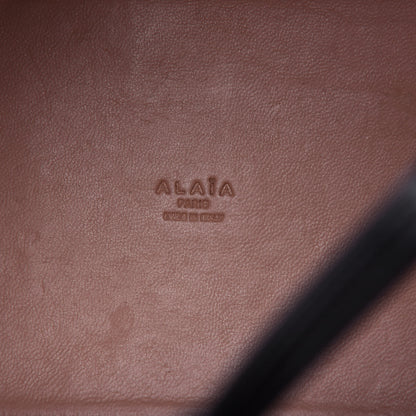 Alaia Calfskin Vienne Wave Mina 25 Bag Black 7 of 10