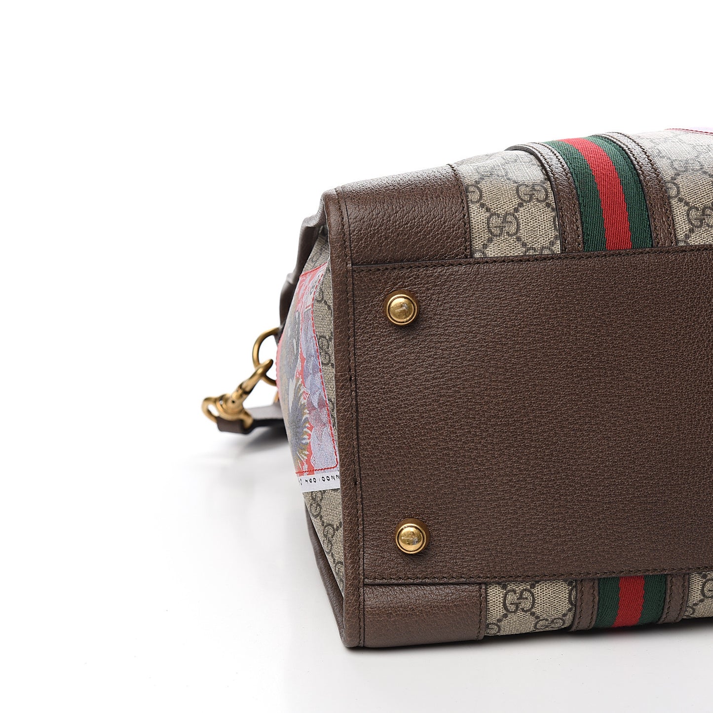 Soft GG Supreme Monogram Courrier Large Duffle Bag Beige New Acero Multicolor
