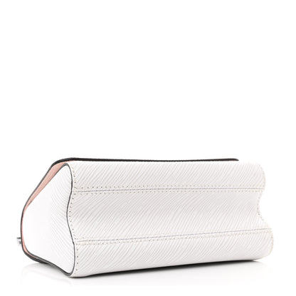 Louis Vuitton Epi Asnieres Flowers Twist Shoulder Bag PM White 4 of 9
