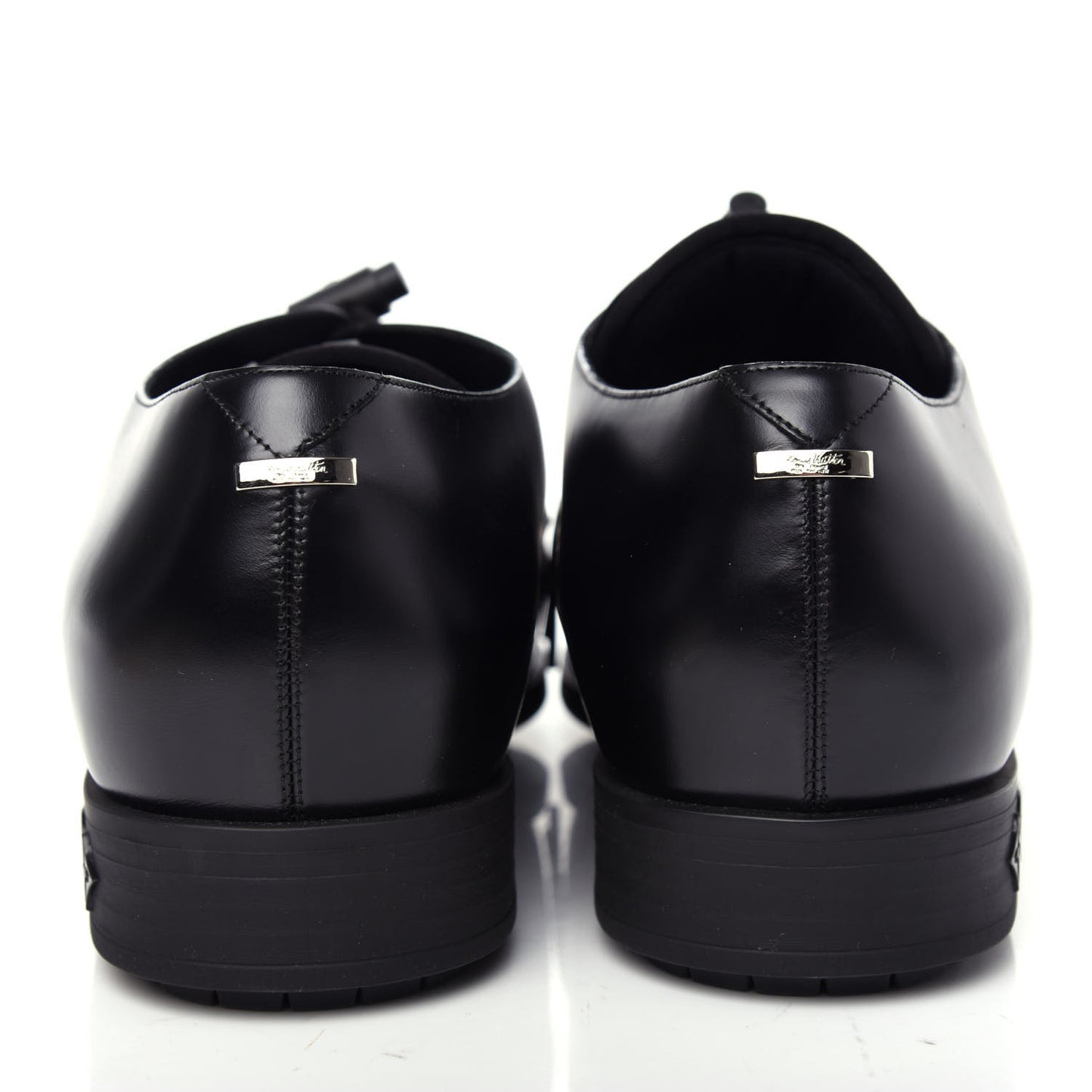 Lambskin Mens Derby Shoes 9.5 Black