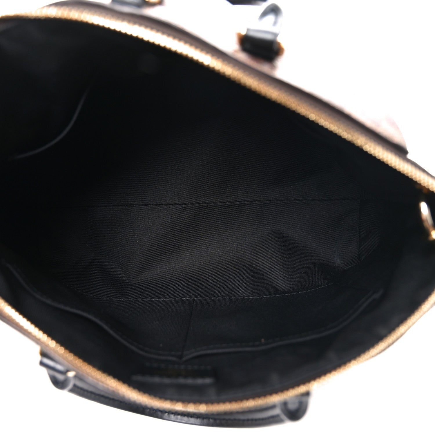 Louis Vuitton Damier Ebene Odeon Tote MM Black 5 of 9