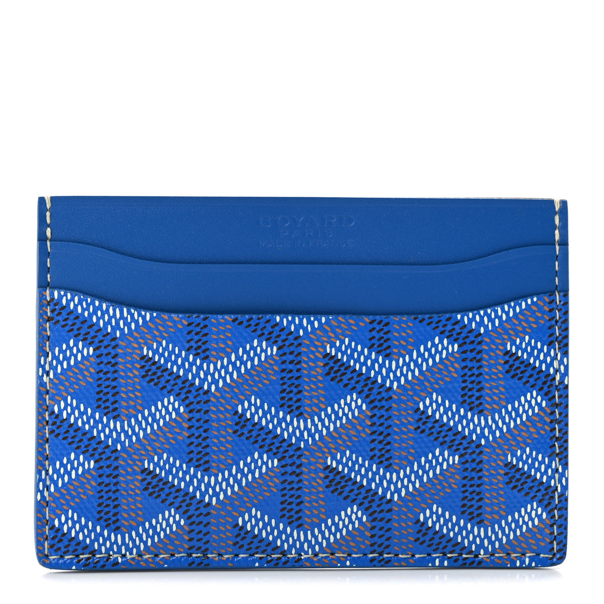 Goyardine Saint Sulpice Card Holder Sky Blue
