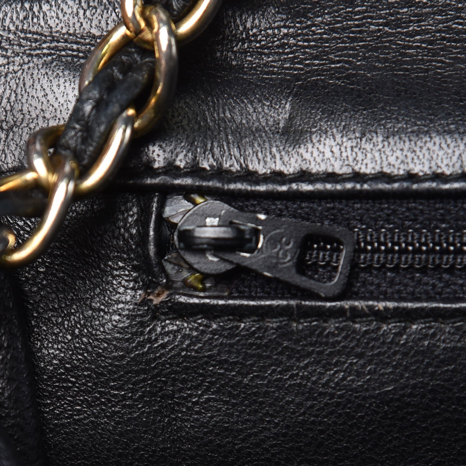 Chanel Lambskin Quilted Tassel Shoulder Flap Bag Black 15 of 15