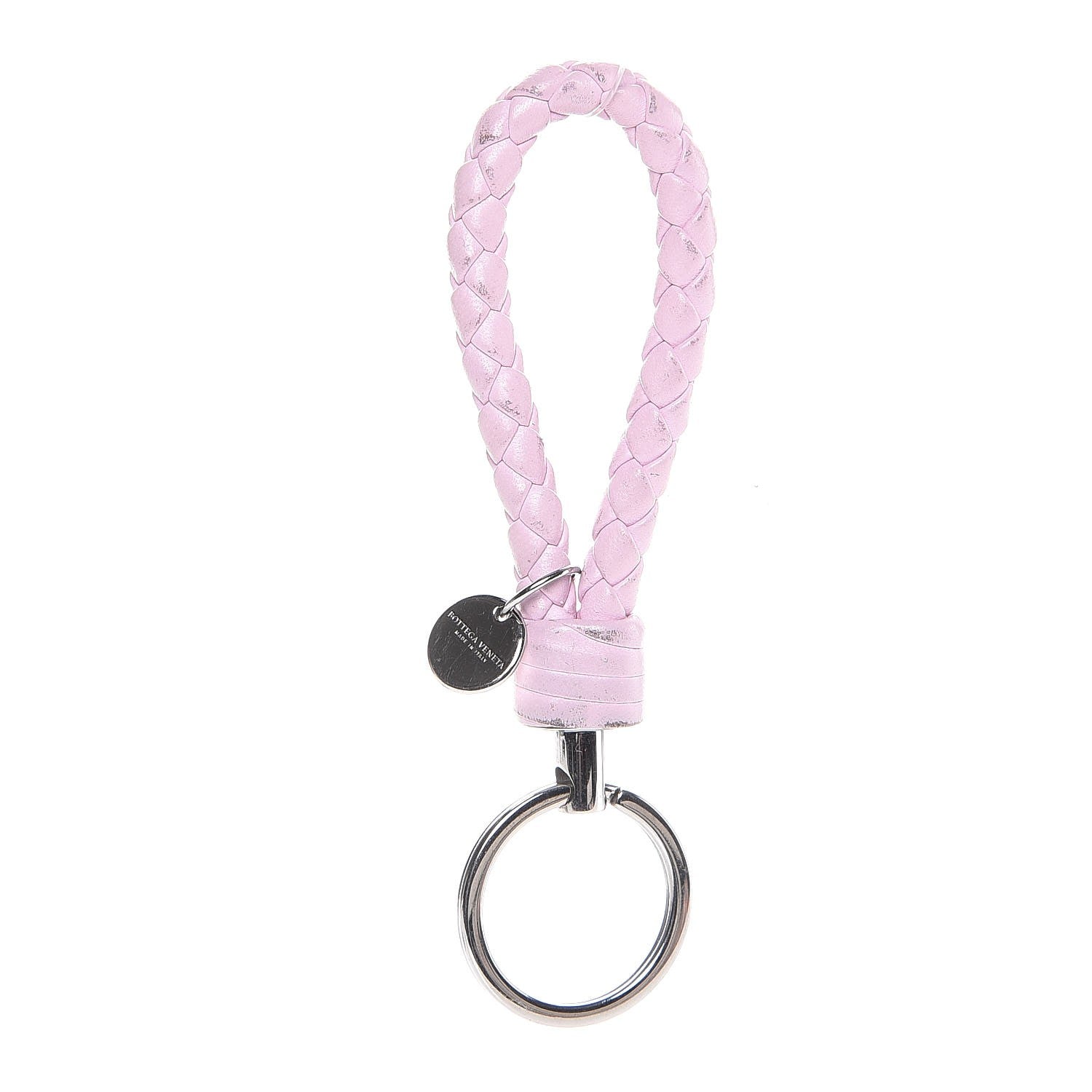 Bottega Veneta Nappa Intrecciato Key Ring Dragee 1 of 3