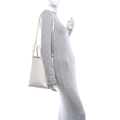 Celine Grained Calfskin Small Vertical Cabas Cream 2 of 13