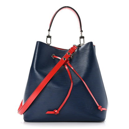 Louis Vuitton Epi Neonoe Indigo Coquelicot 1 of 11