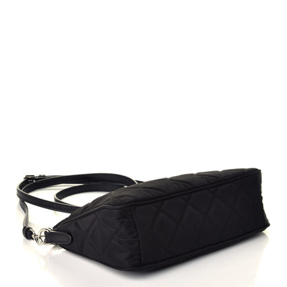 Prada Nylon Tessuto Impuntu Quilted Crossbody Bag Black 5 of 9