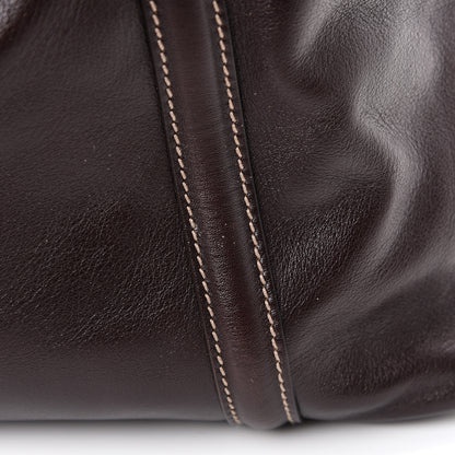 Gucci Calfskin Medium Britt Tote Brown 13 of 13