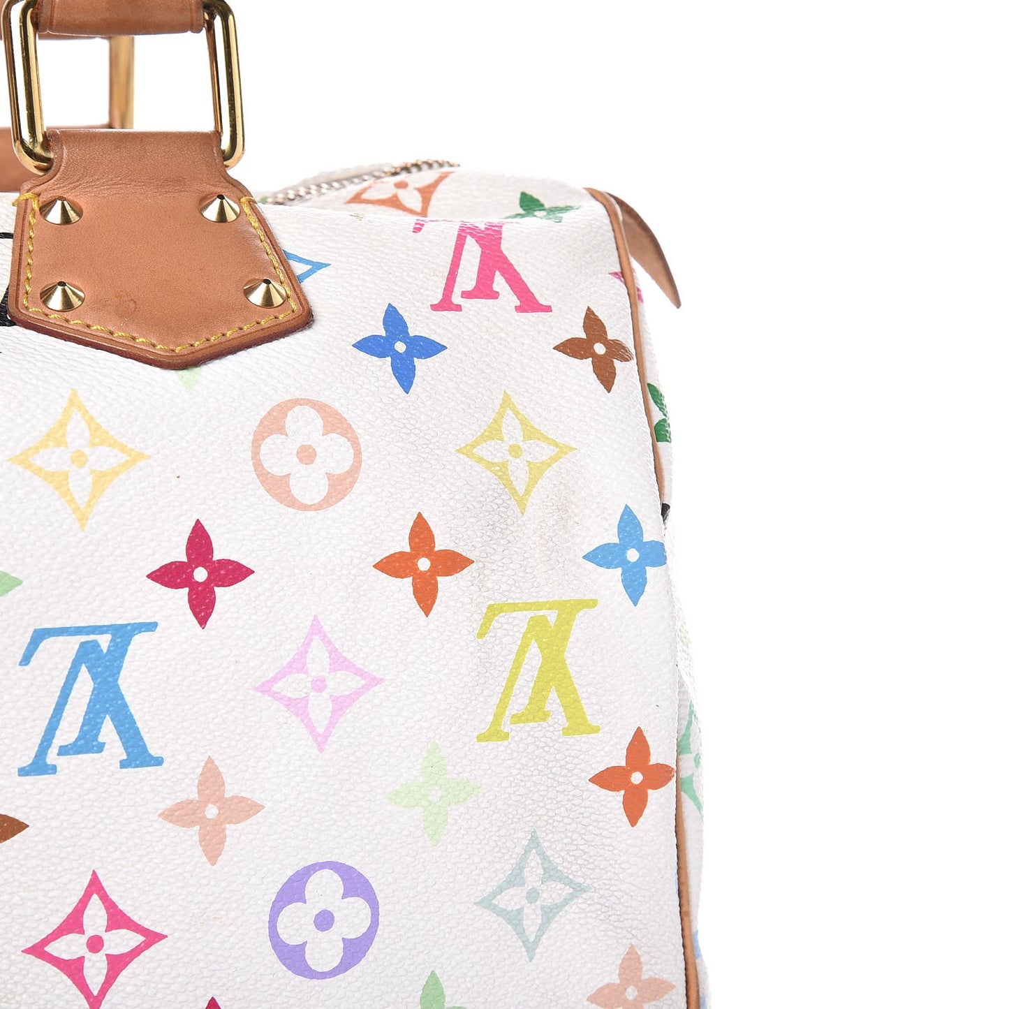 Monogram Multicolor Speedy 30 White