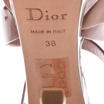 Christian Dior Patent Dior Contrast Platform Sandal 38 Pink 6 of 9