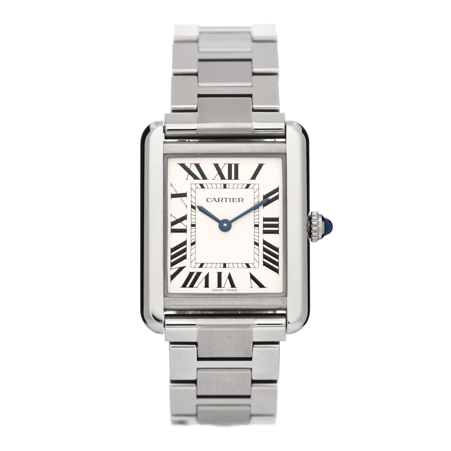 Cartier Stainless Steel 24mm Tank Solo Quartz Watch 1 of 5