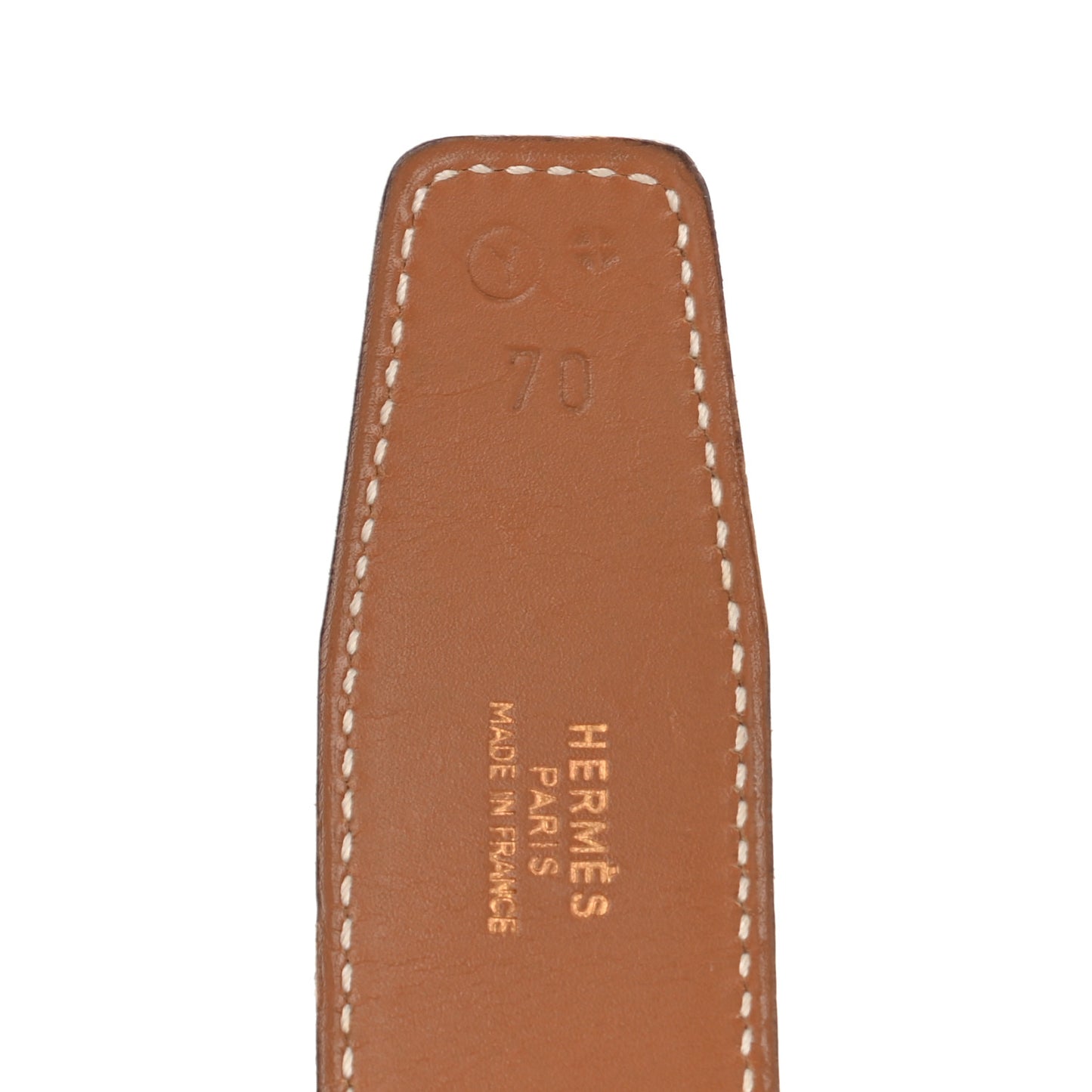 Box Courchevel 32mm Belt Strap 70 Gold