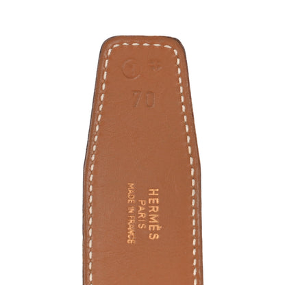 Hermes Box Courchevel 32mm Belt Strap 70 Gold 7 of 10