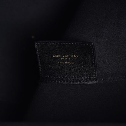 Saint Laurent Calfskin Large Shopping Tote Black 8 of 10