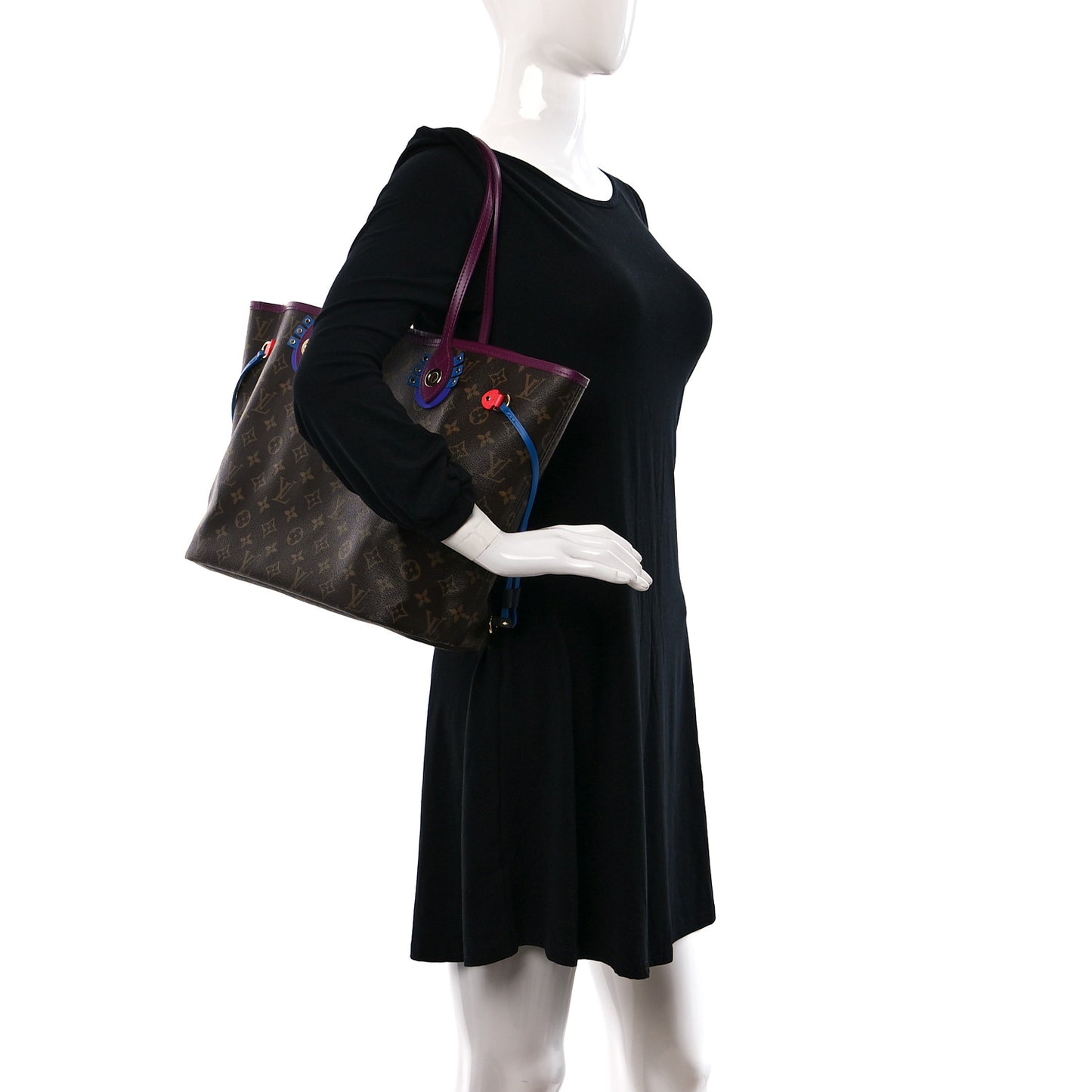 Monogram Totem Neverfull MM Magenta