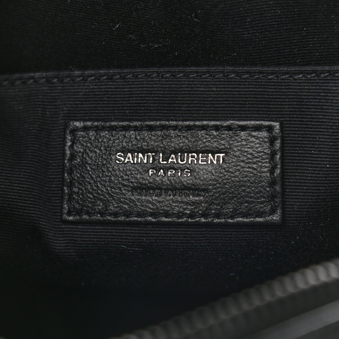Calfskin Matelasse Monogram Lou Camera Bag Black