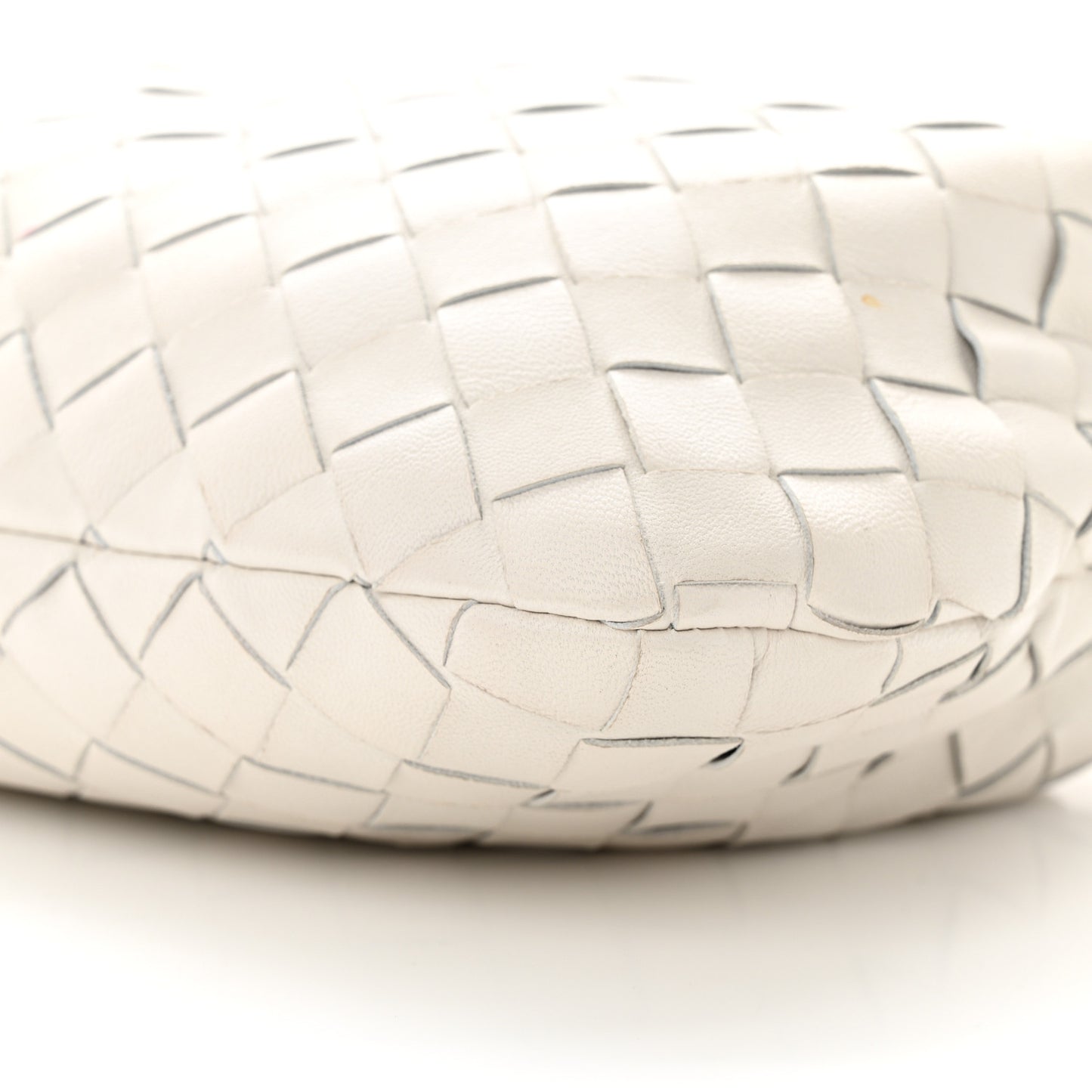 Patent Nappa Intrecciato Mini Jodie White