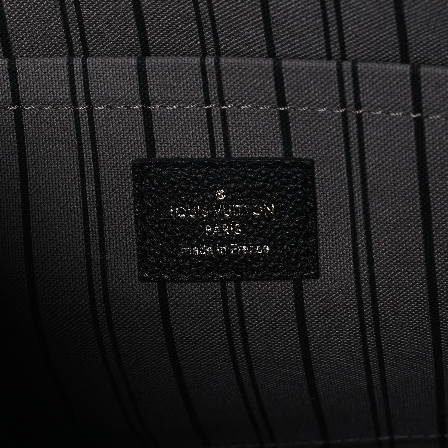 Louis Vuitton Empreinte Montaigne MM Black 6 of 13