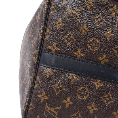 Louis Vuitton Monogram Macassar Keepall Bandouliere 55 8 of 10