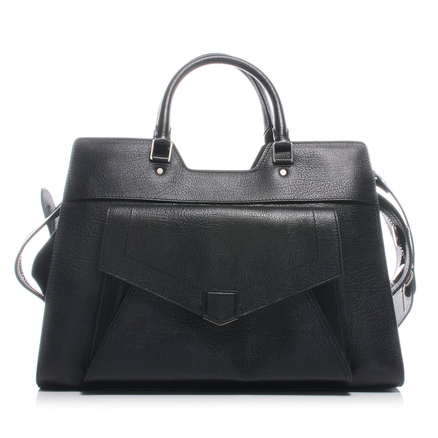 Leather PS13 Large Satchel Black