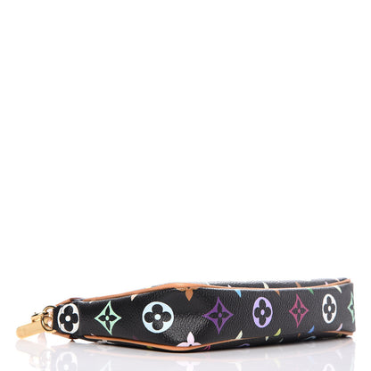 Louis Vuitton Monogram Multicolor Pochette Accessories Black 4 of 8