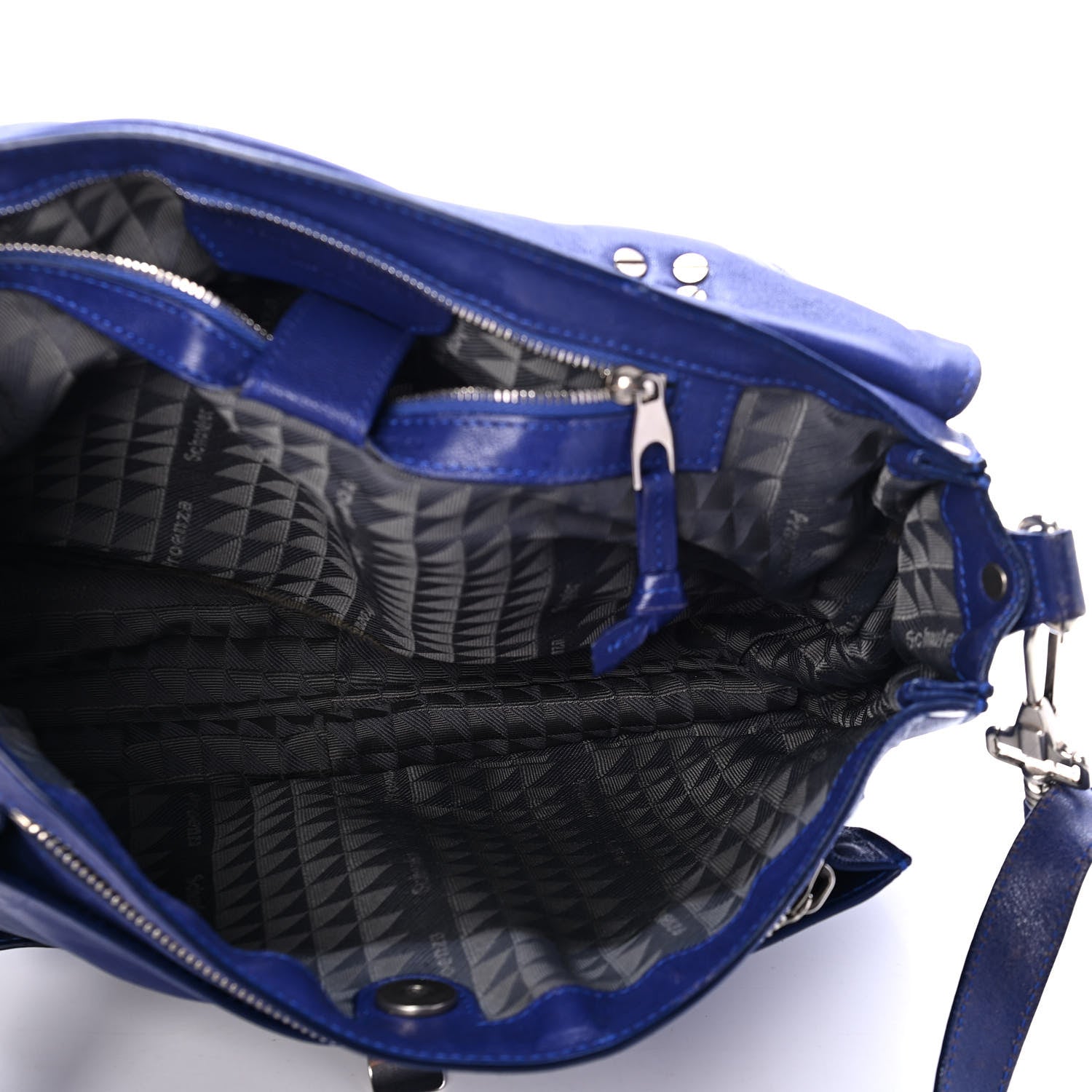 Proenza Schouler Lambskin Medium PS1 Satchel Cobalt Blue 4 of 4