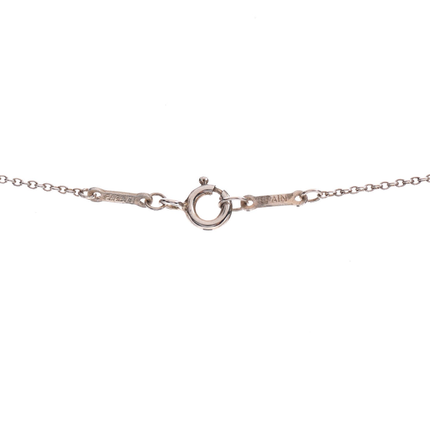 Sterling Silver Elsa Peretti Open Tear Drop Pendant Necklace