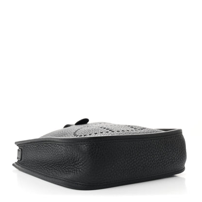 Hermes Taurillon Clemence Evelyne TPM Black 4 of 10