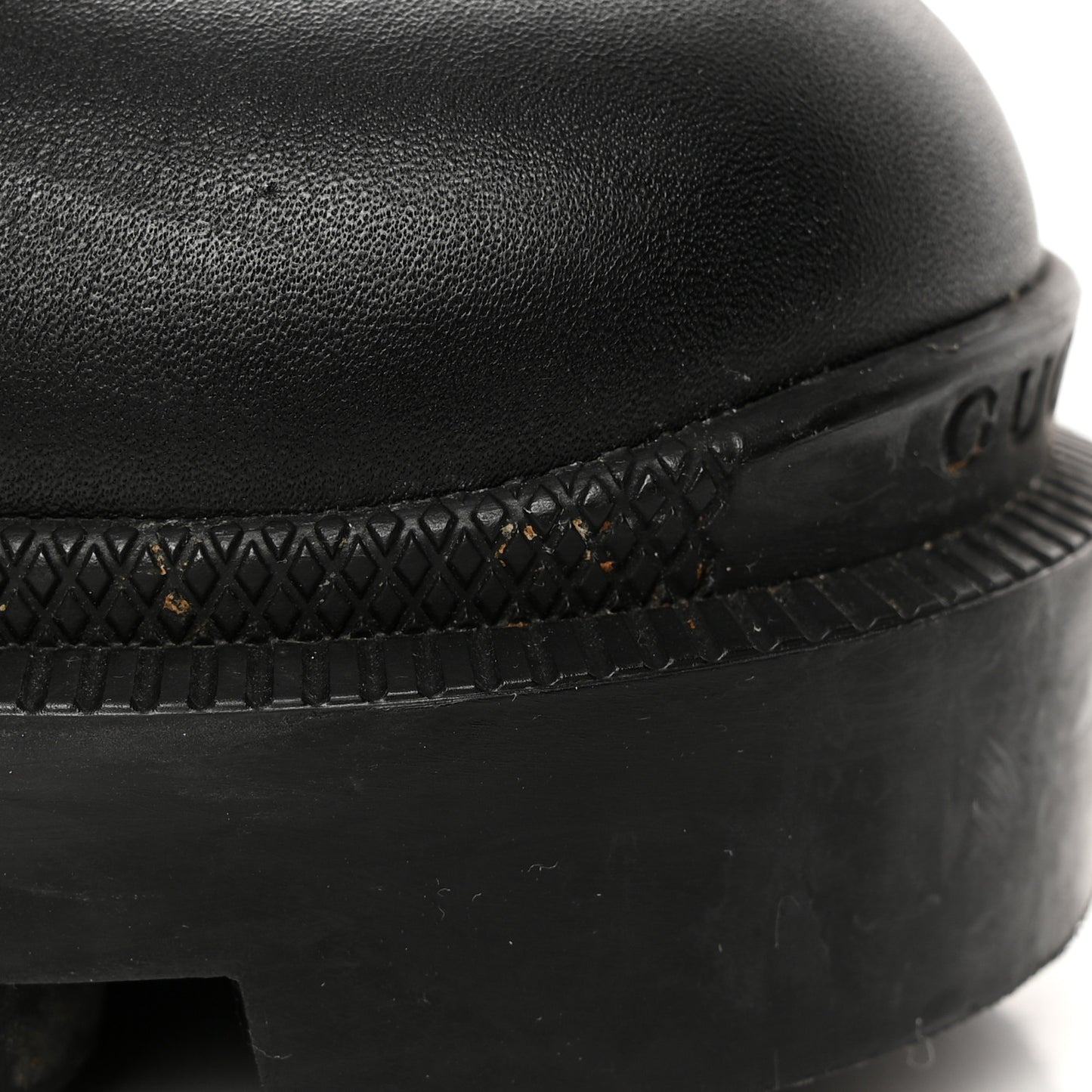 Calfskin Embroidered Lace Up Combat Ankle Boots 35 Black