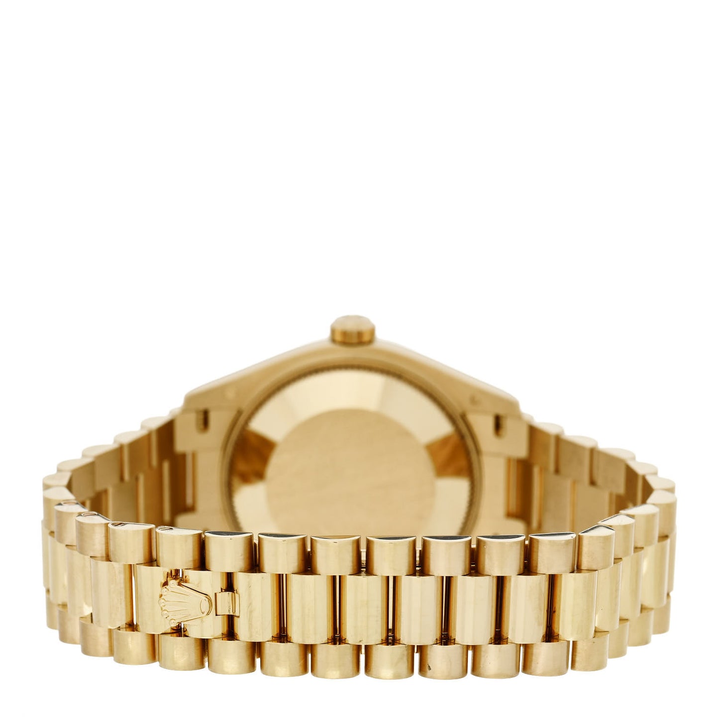 18K Yellow Gold Diamond 31mm Oyster Perpetual Datejust President Watch Champagne 278278