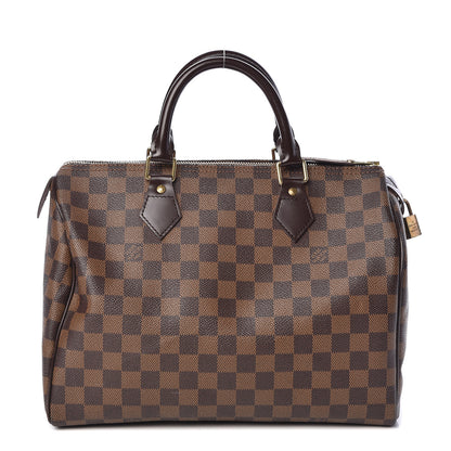 Louis Vuitton Damier Ebene Speedy 30 1 of 9