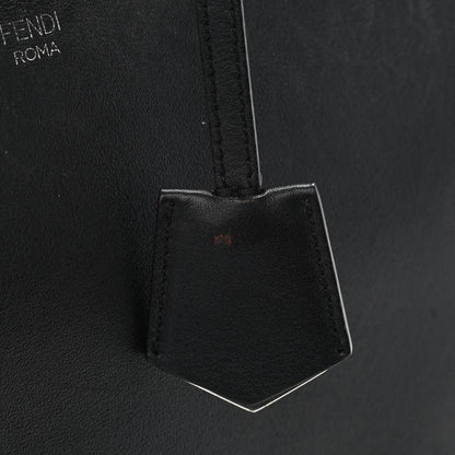 Fendi Vitello Dolce Large By The Way Boston Bag Black 10 of 13