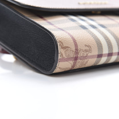 Burberry Haymarket Check Small Loxley Crossbody Bright Toffee 10 of 12