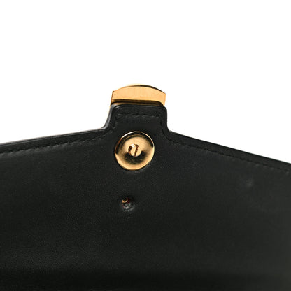 Gucci Calfskin Super Mini Sylvie Chain Shoulder Bag Black 15 of 19