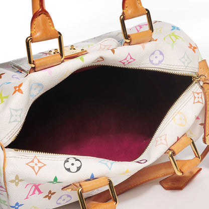 Louis Vuitton Monogram Multicolor Speedy 30 White 7 of 7