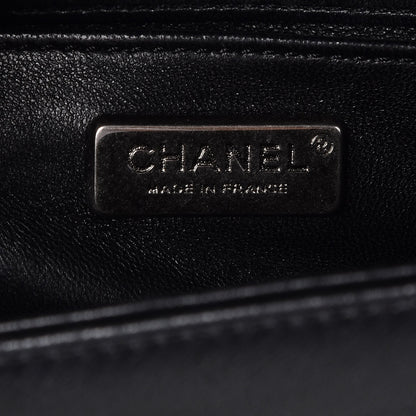 Chanel Galuchat Stingray Small Boy Flap Black 7 of 9