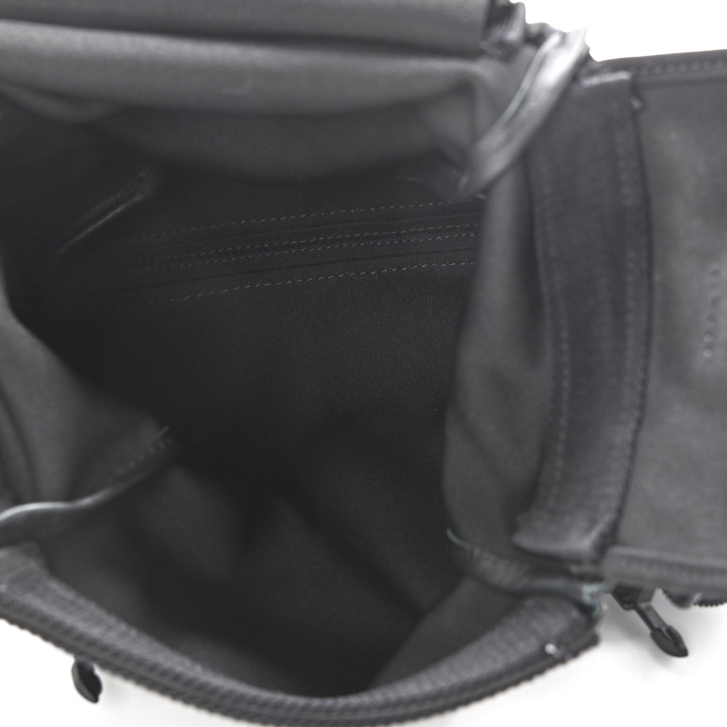 Canvas VLTN Print Crossbody Black