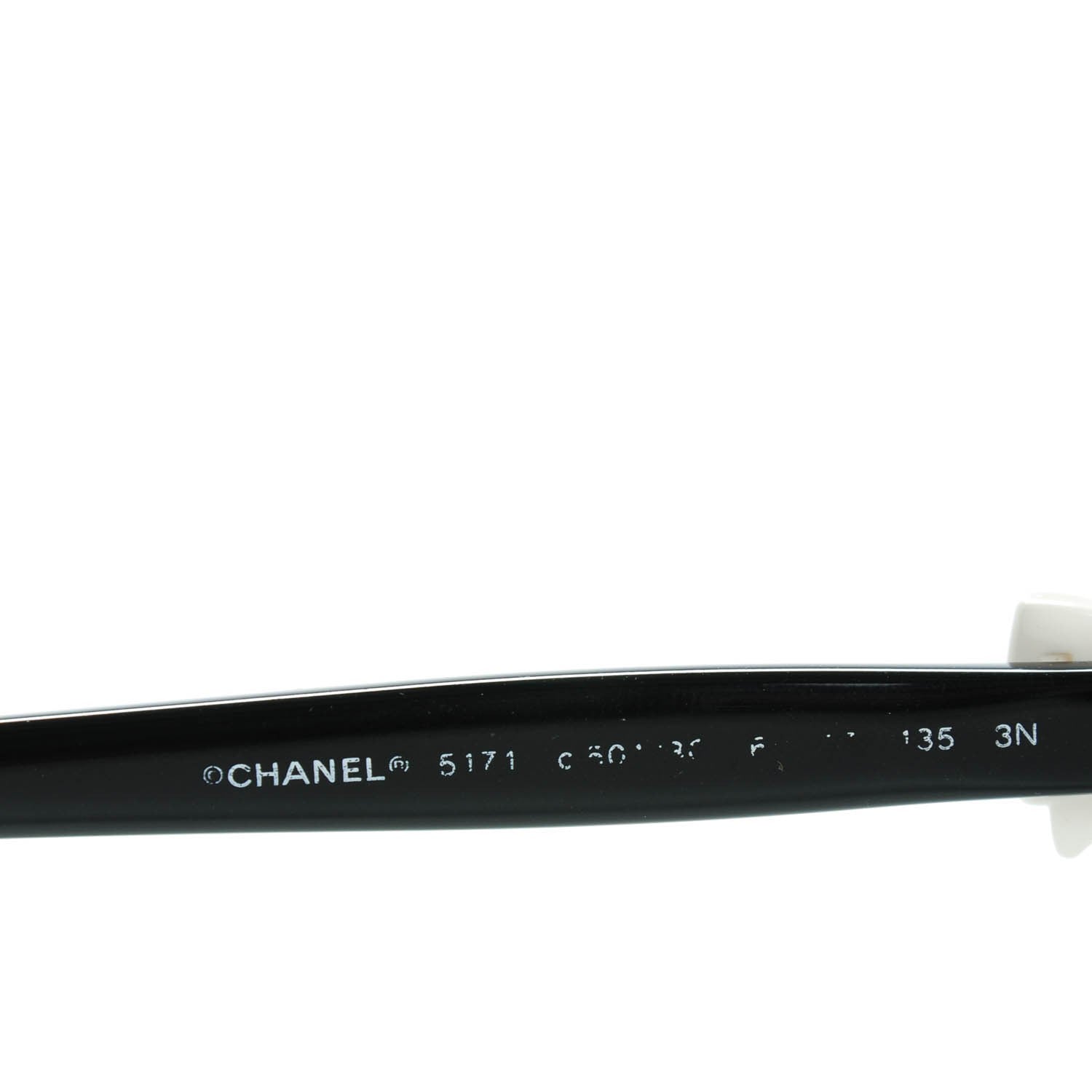 Chanel CC Bow Sunglasses 5171 Black White 5 of 6
