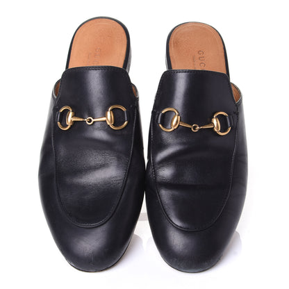 Gucci Calfskin Womens Princetown Slippers 37 Black 5 of 12