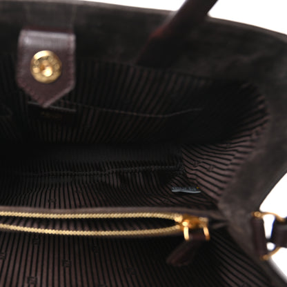 Fendi Vitello Elite Flamingo Regular 2Jours Tote Moro Marrone Nocciola 5 of 10