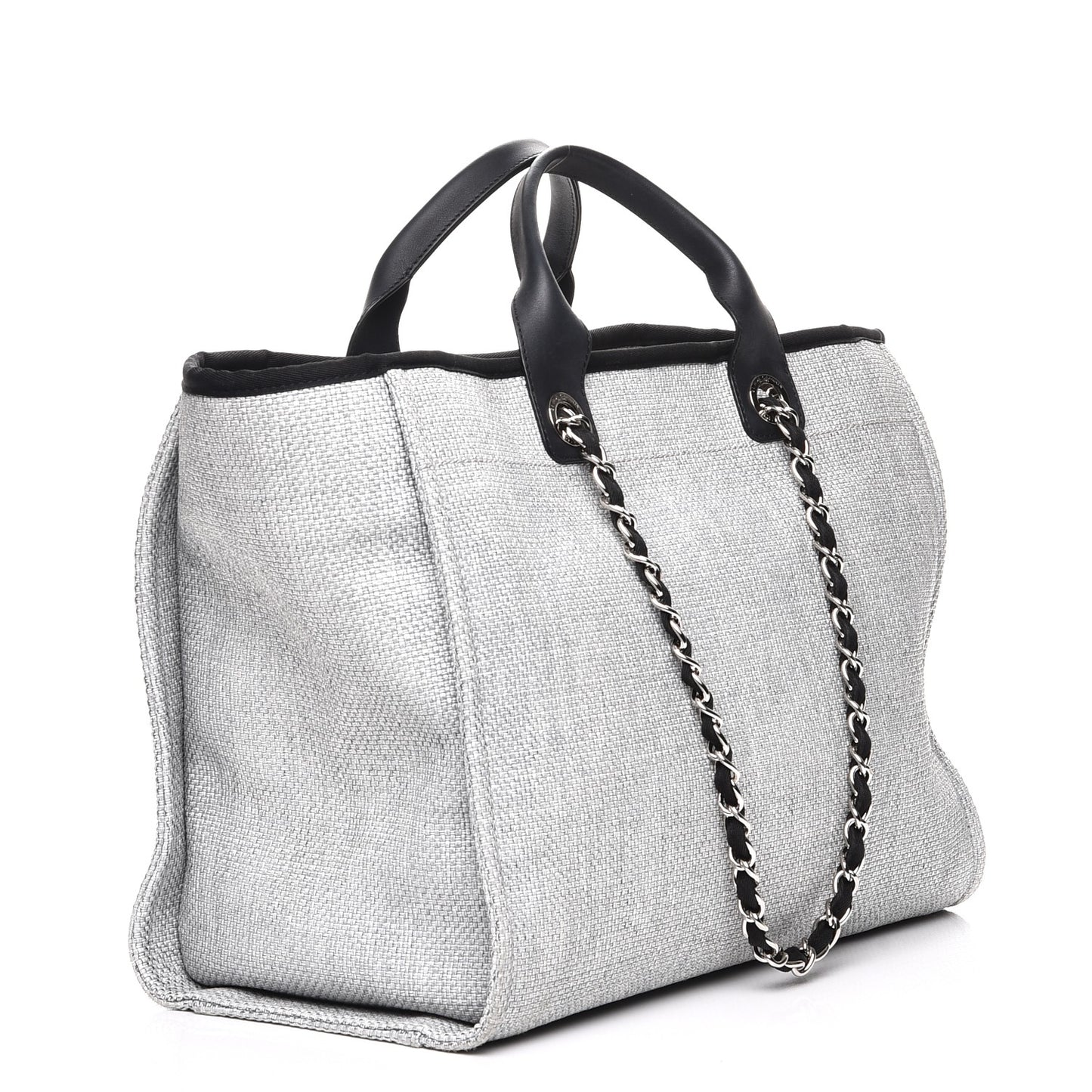 Canvas Large Deauville Tote Grey