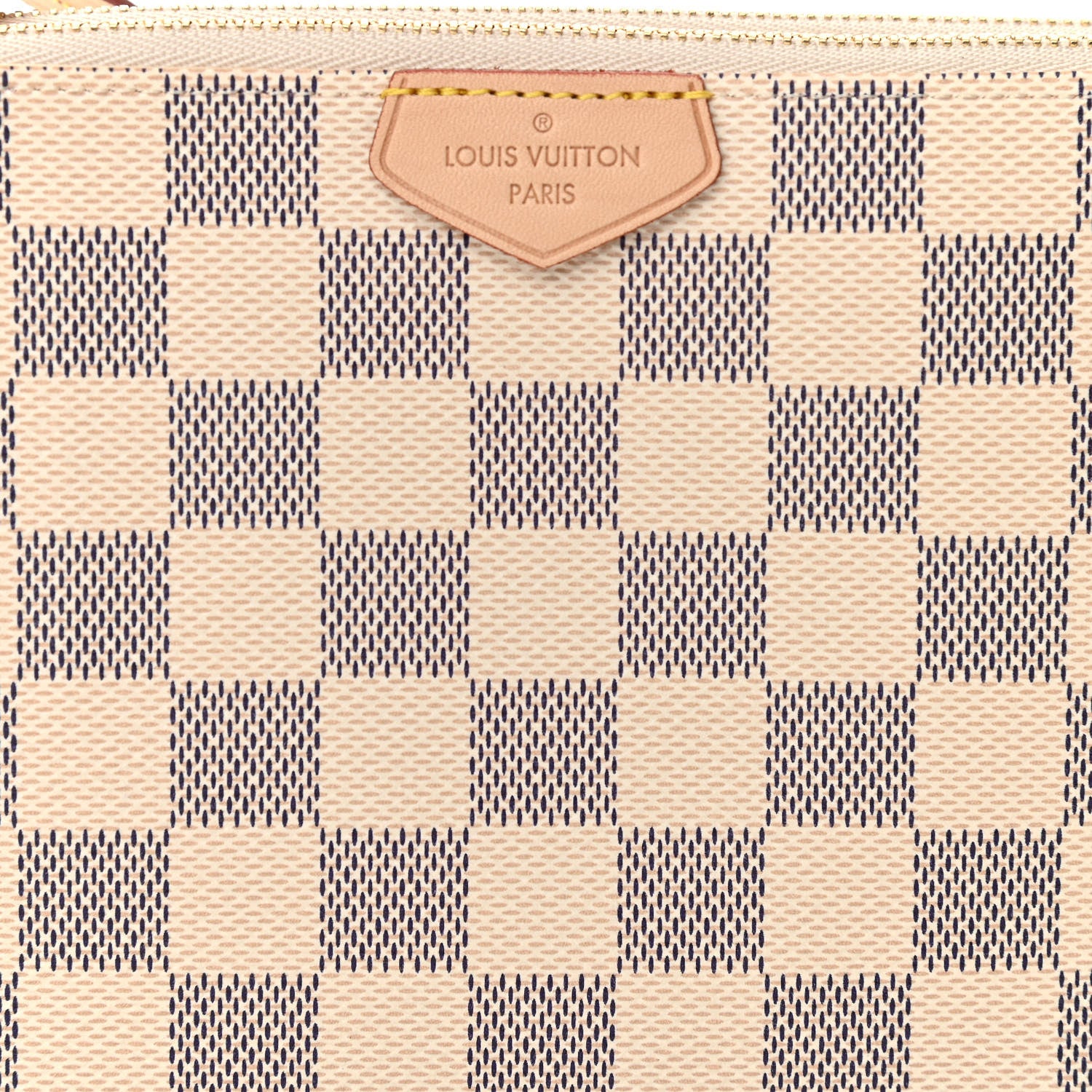 Louis Vuitton Damier Azur Double Zip Pochette 8 of 11